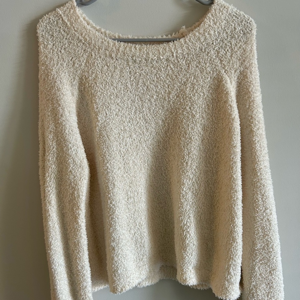 Sherpa Feel Beige Sweater